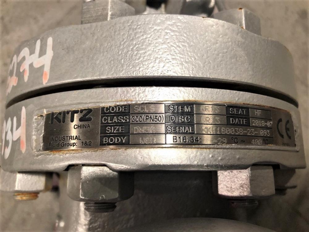 Kitz 2" 300# WCB Gate Valve 300 SCLS